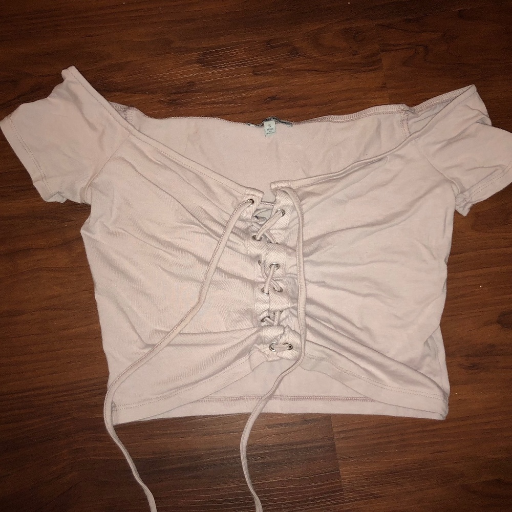 Lace crop top